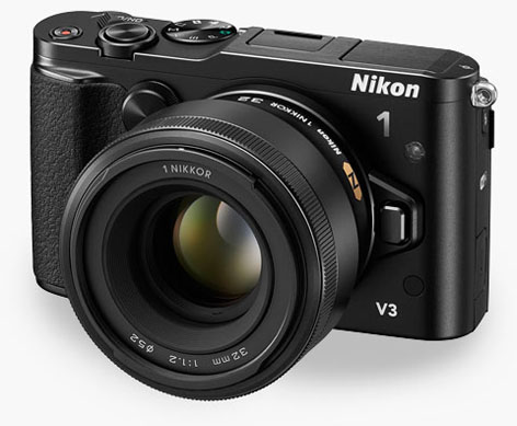 Nikon 1 V3 usa schede microSD